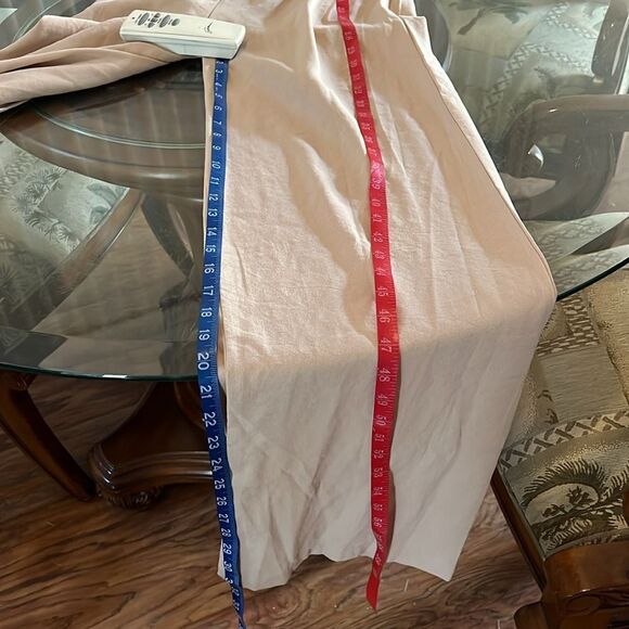 Nasty Gal Khaki Beige Pants Romper Scoop Neck Sleeveless Wide Leg Cut Out Back - Picture 14 of 17